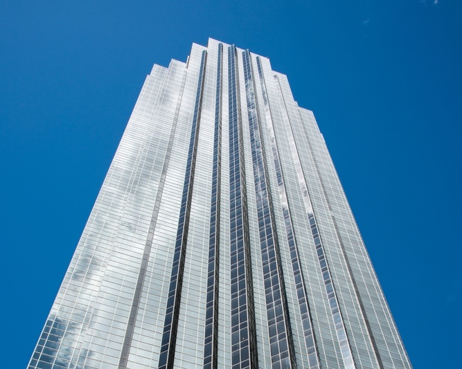 Williams Tower & Water Wall